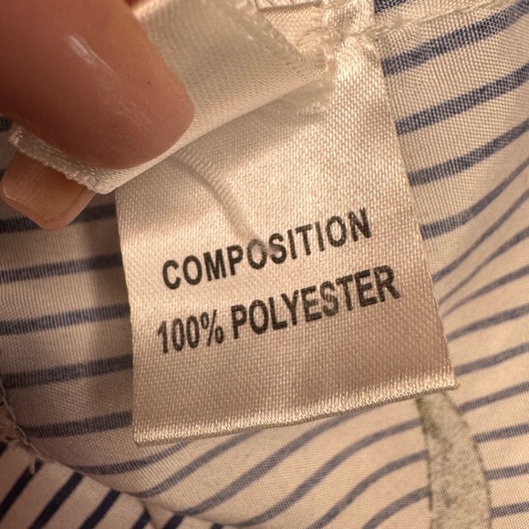 Unbranded Black and White Wrap Tie Front Blouse Size Medium. - Picture 14 of 14